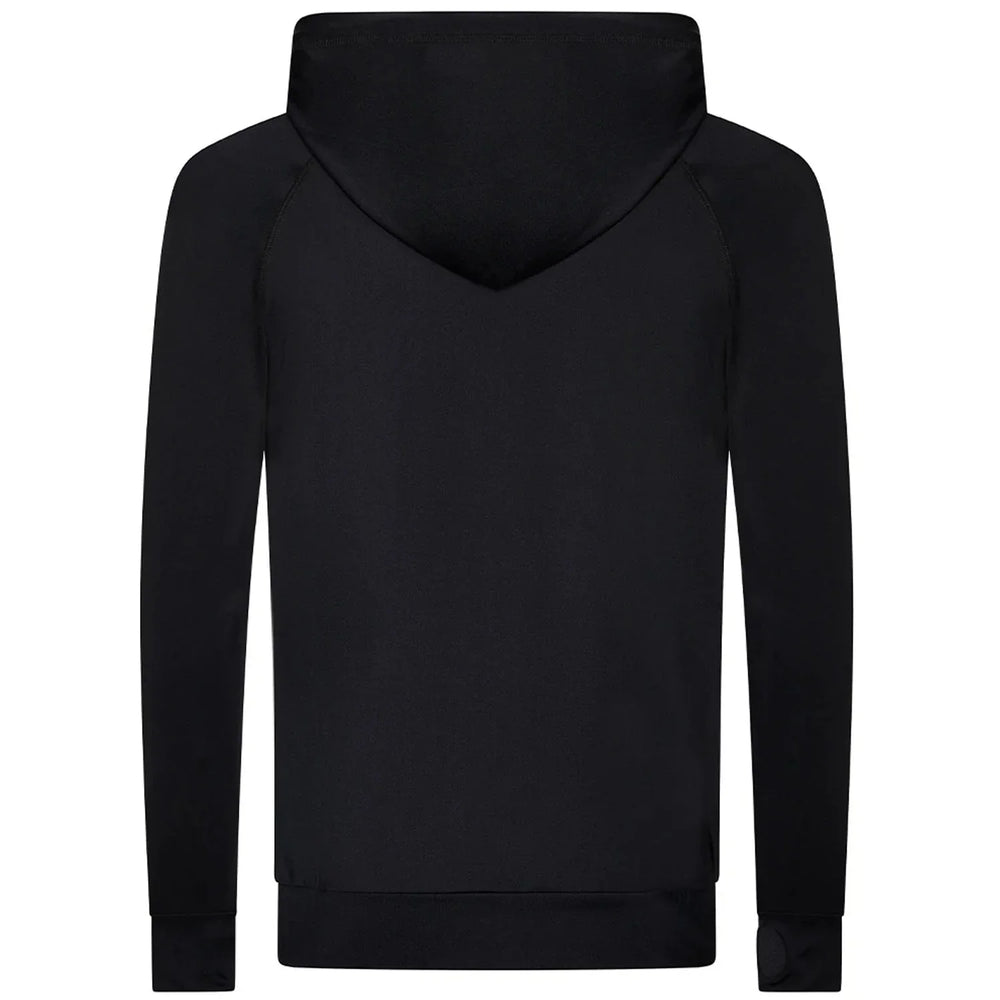 Essentials Collection Players Couture Men's Sports Tech Polyester Black Zip Hoodie - Black / S | Basics, Essentials Collection, Hoodies, Men's