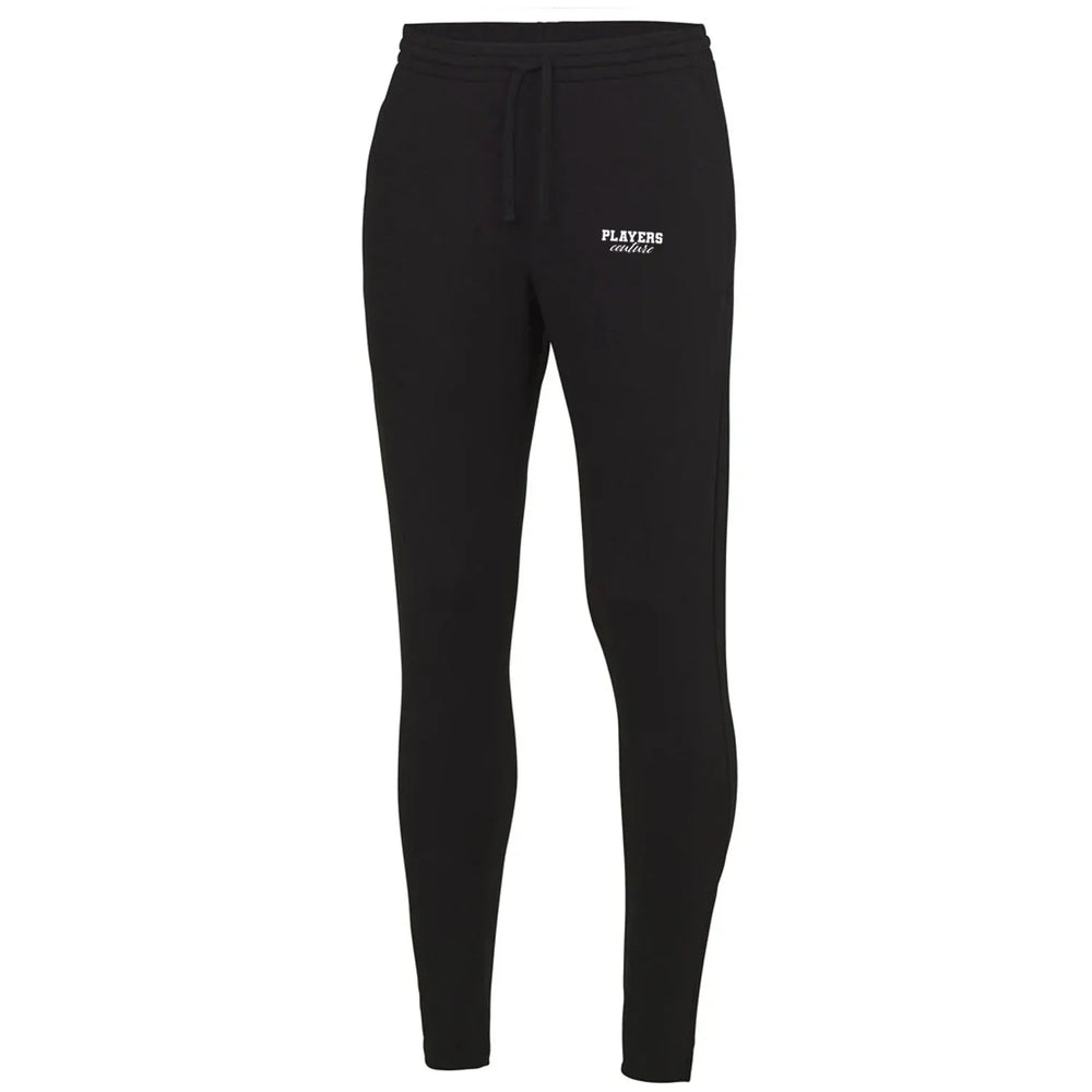 Essentials Collection Players Couture Men's Black Tapered Jog Pants
