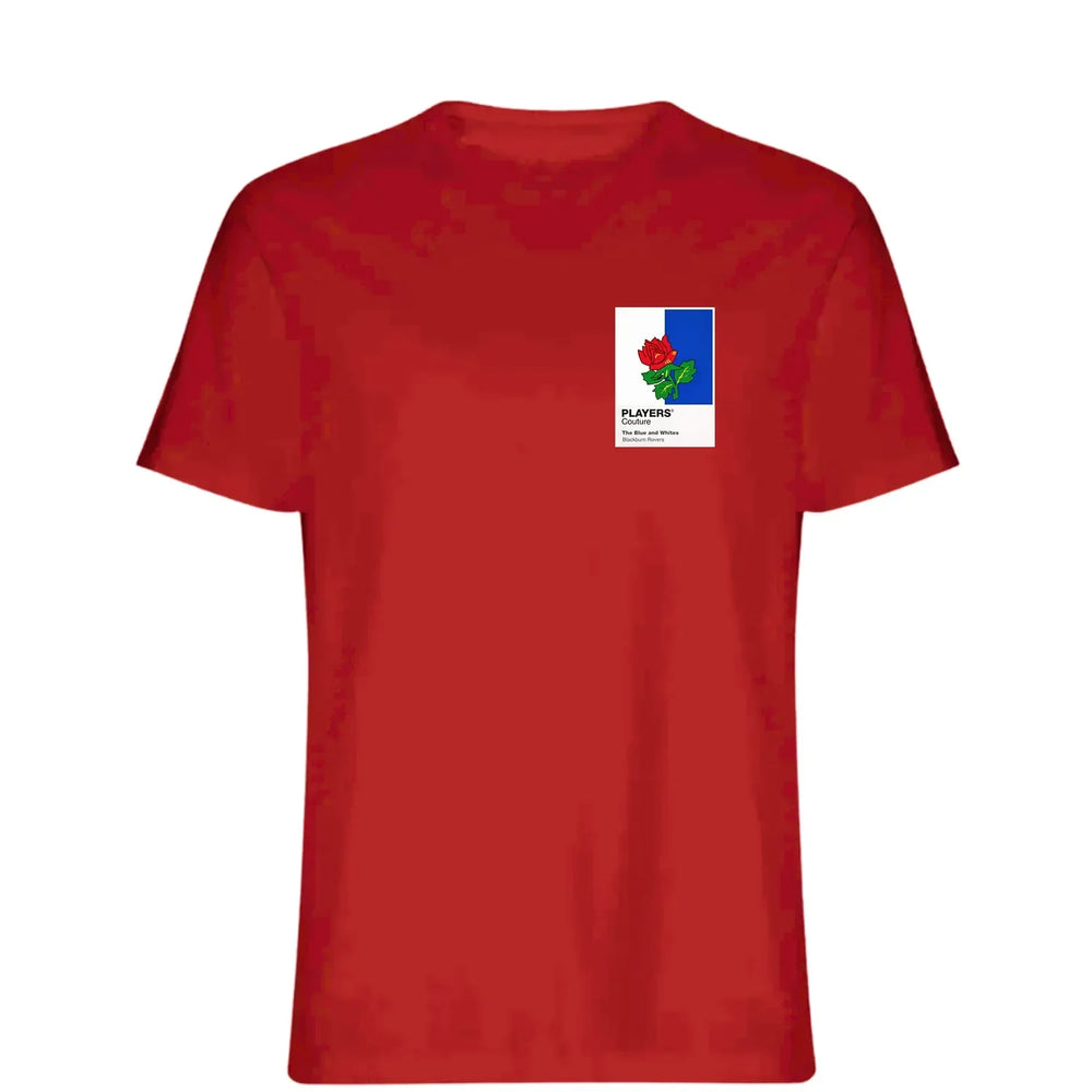 Blackburn Rovers t-shirt – red men's t-shirt featuring the Blackburn Rovers Players Couture logo