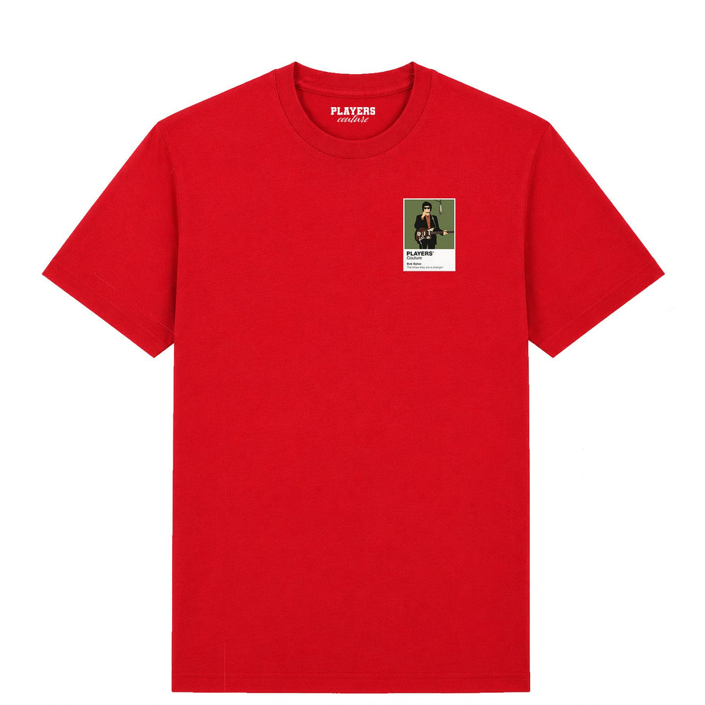 Bob Dylan Music men's T-shirt in red