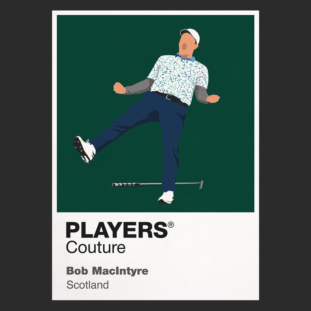 Bob MacIntyre Golf Icon Frame Men's Polo Shirt