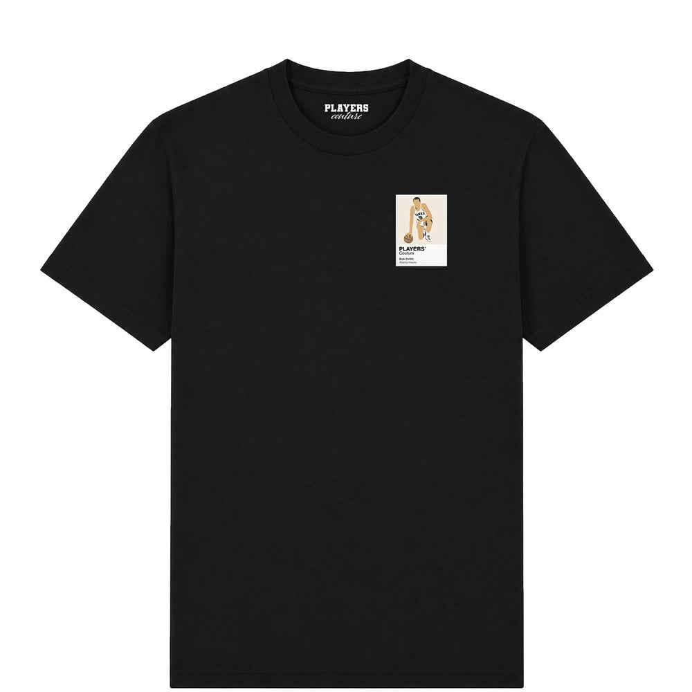 Bob Pettit Hawks Basketball Icon Frame Men's T-Shirt