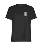 Bobby Charlton World Cup t-shirt – black men's t-shirt featuring the Bobby Charlton World Cup Players Couture logo
