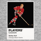 Bobby Hull Blackhawks Ice Hockey Icon Frame Men's T-Shirt – image 7