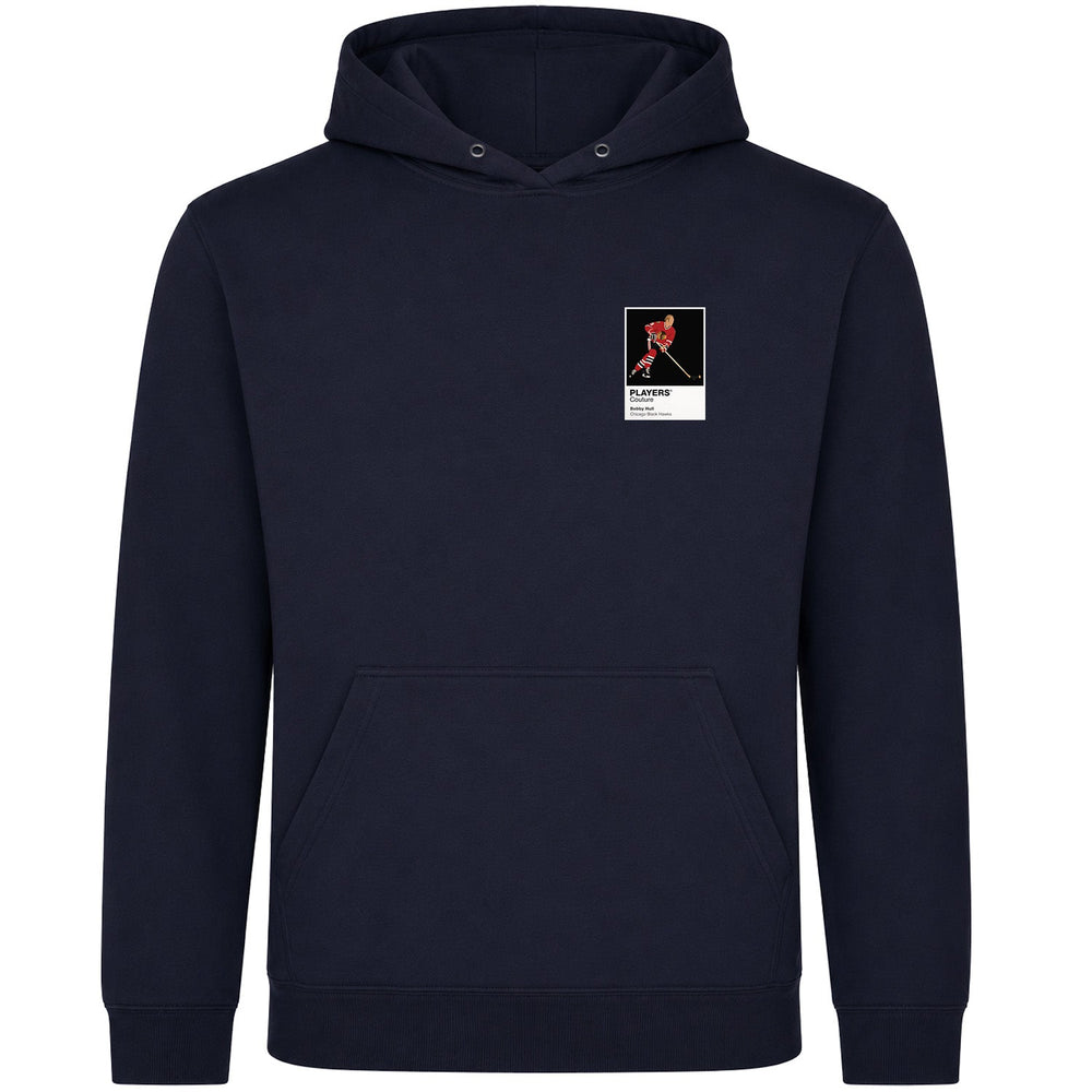 Bobby Hull Blackhawks Ice Hockey Icon Frame Men's Hoodie – image 2