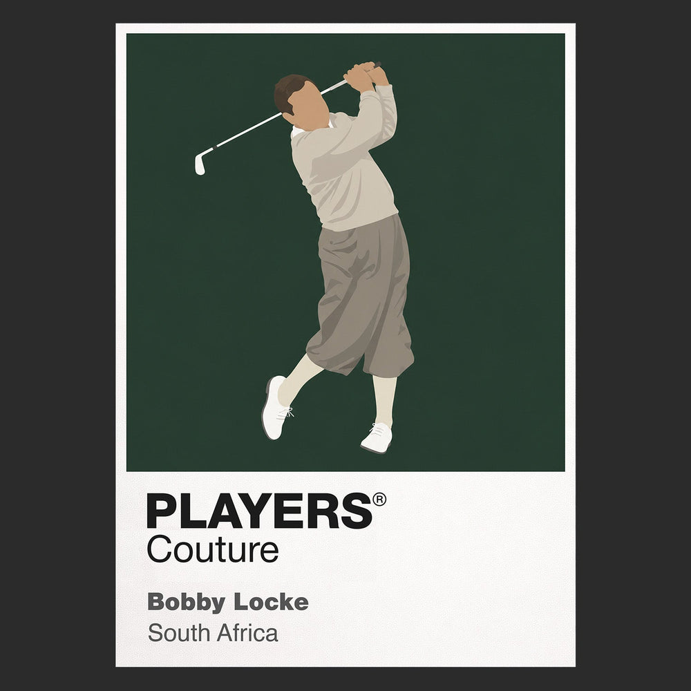 Bobby Locke Golf Icon Frame Men's Polo Shirt