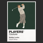 Bobby Locke Golf Icon Frame Men's Polo Shirt