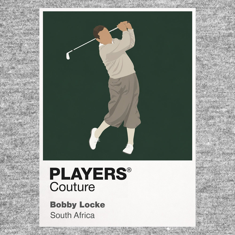 Bobby Locke Golf Icon Frame Men's Polo Shirt