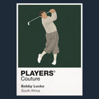 Bobby Locke Golf Icon Frame Men's Hoodie