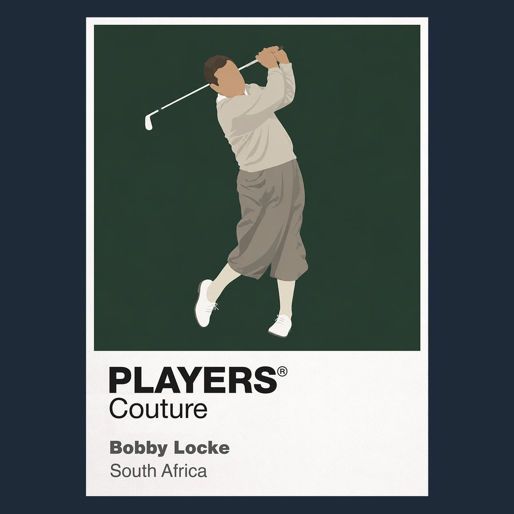 Bobby Locke Golf Icon Frame Men's Polo Shirt
