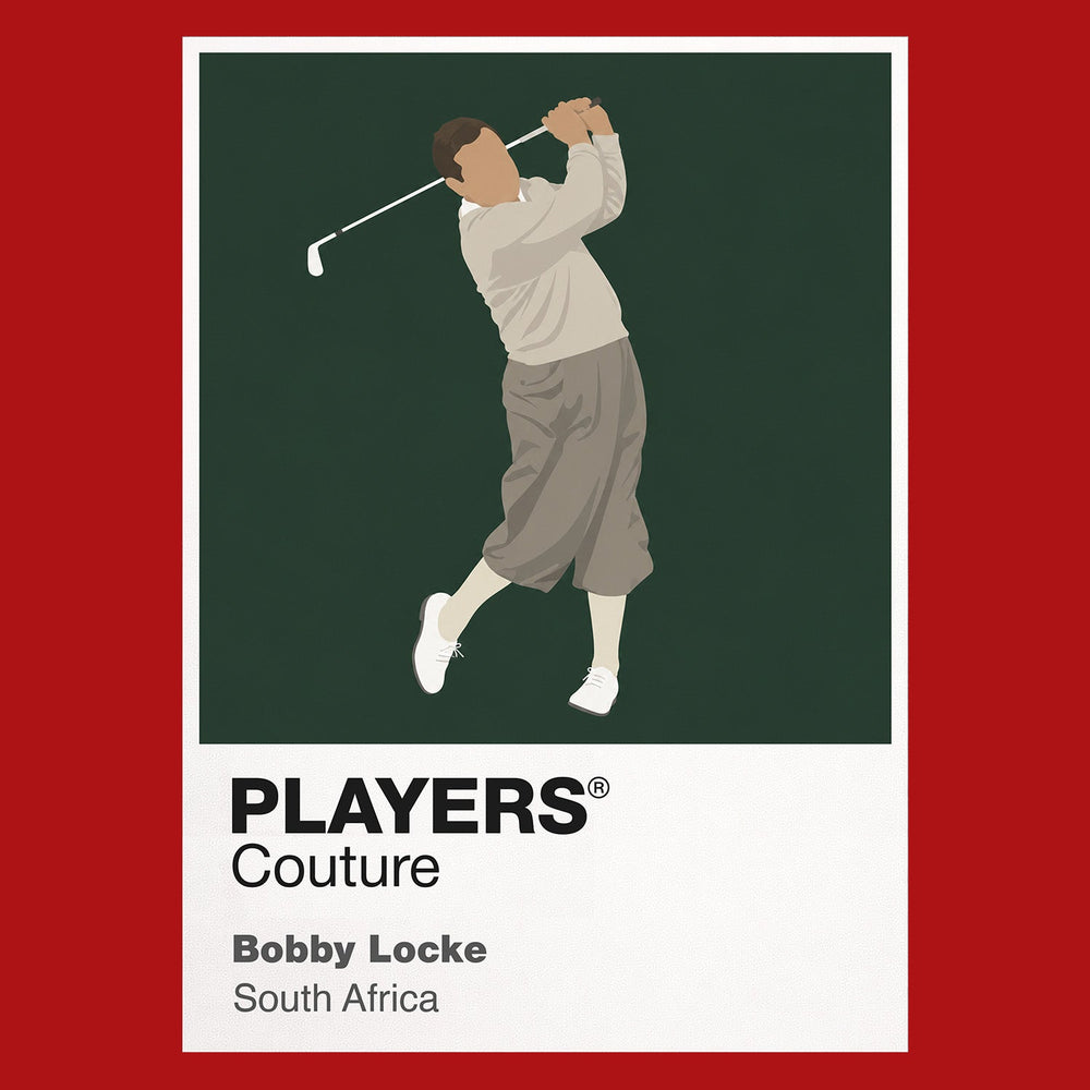 Bobby Locke Golf Icon Frame Men's Polo Shirt