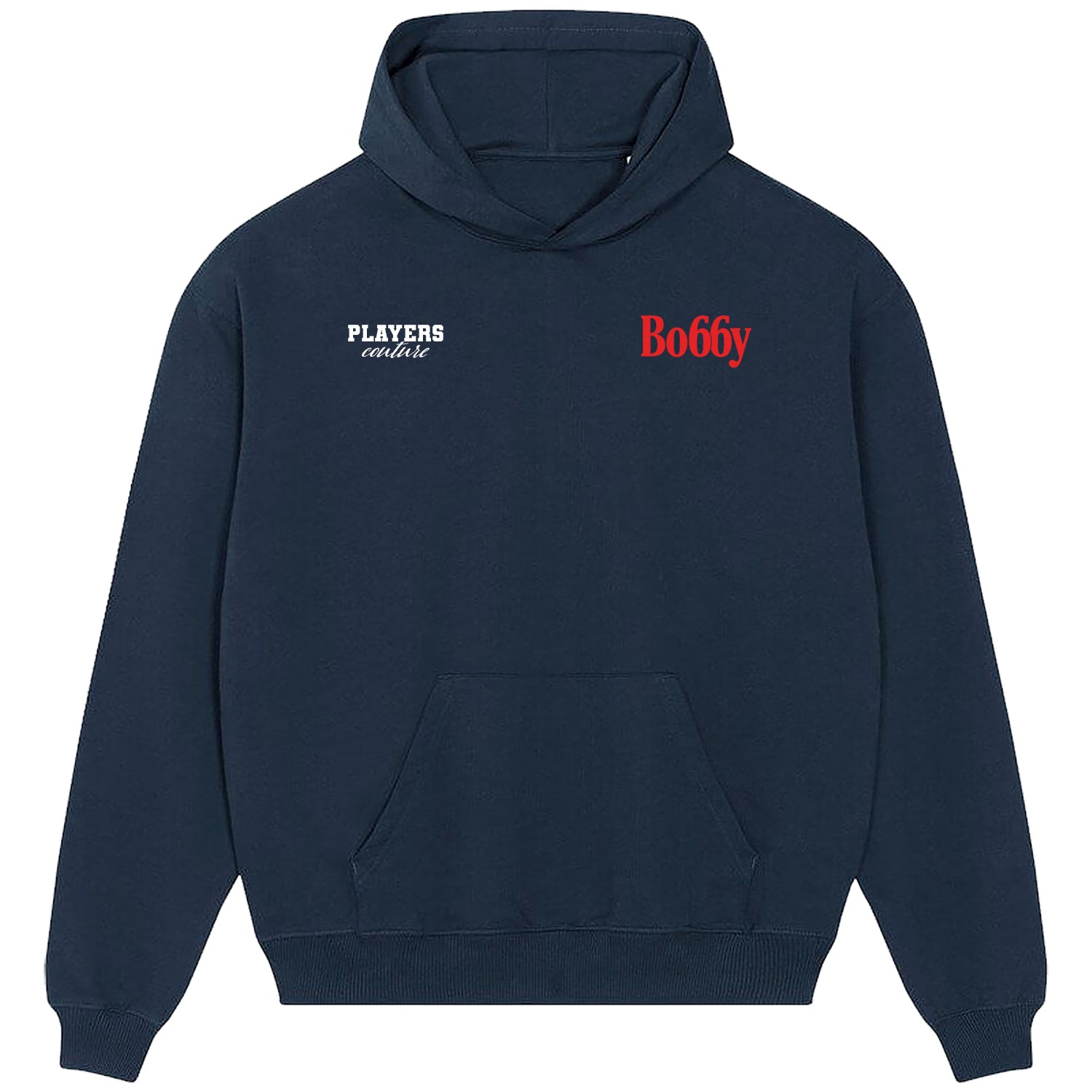 Bo66y Logo Players Couture Men's Casual Hoodie Navy