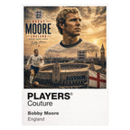 Bobby Moore England Atlas Frame artwork by Players Couture