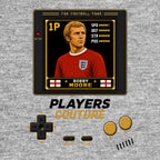 Bobby Moore 1P 8-Bit hoodie retro gaming design by Players Couture