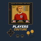 Bobby Moore 1P 8-Bit hoodie retro gaming design by Players Couture