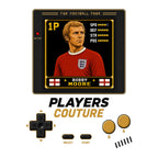 Bobby Moore 1P 8-Bit hoodie retro gaming design by Players Couture