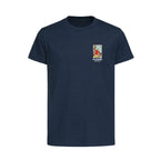 Bobby Moore World Cup Sticker Kids T-Shirt – bobby moore sticker kids navy tshirt Players Couture design