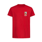 Bobby Moore World Cup Sticker Kids T-Shirt – bobby moore sticker kids red tshirt Players Couture design
