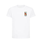 Bobby Moore World Cup Sticker Kids T-Shirt – bobby moore sticker kids white tshirt Players Couture design