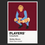 Bobby Moore West Ham 2 Icon Frame Men's T-Shirt