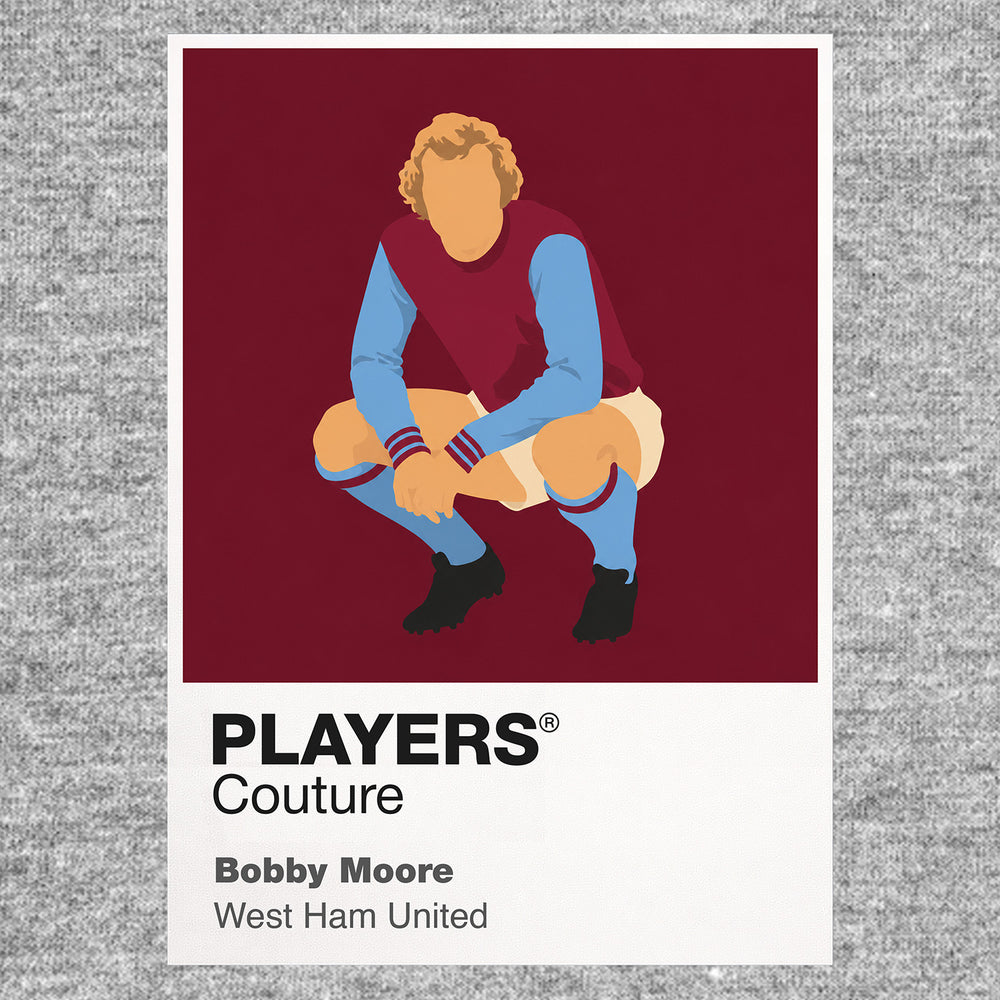 Bobby Moore West Ham 2 Icon Frame Men's T-Shirt