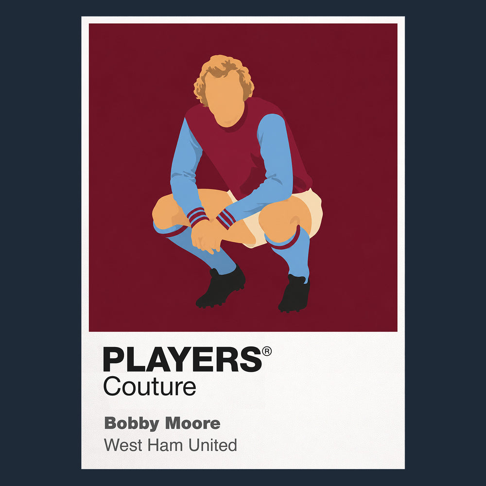 Bobby Moore West Ham 2 Icon Frame Men's T-Shirt