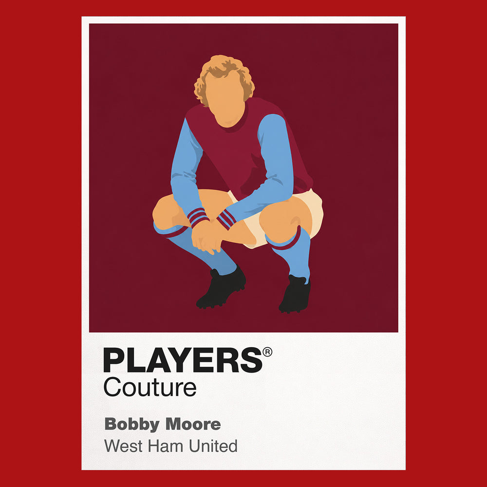 Bobby Moore West Ham 2 Icon Frame Men's T-Shirt