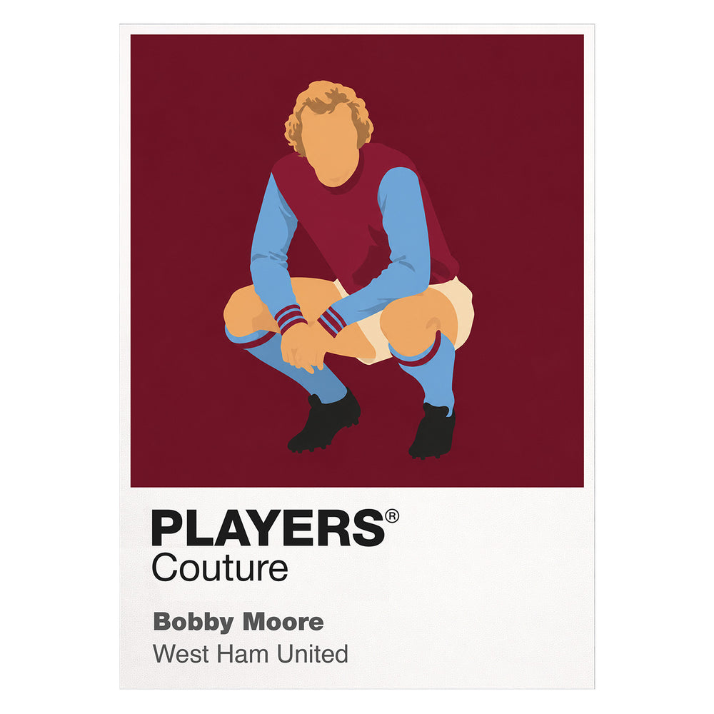 Bobby Moore West Ham 2 Icon Frame Men's T-Shirt