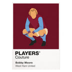 Bobby Moore West Ham 2 Icon Frame Men's T-Shirt