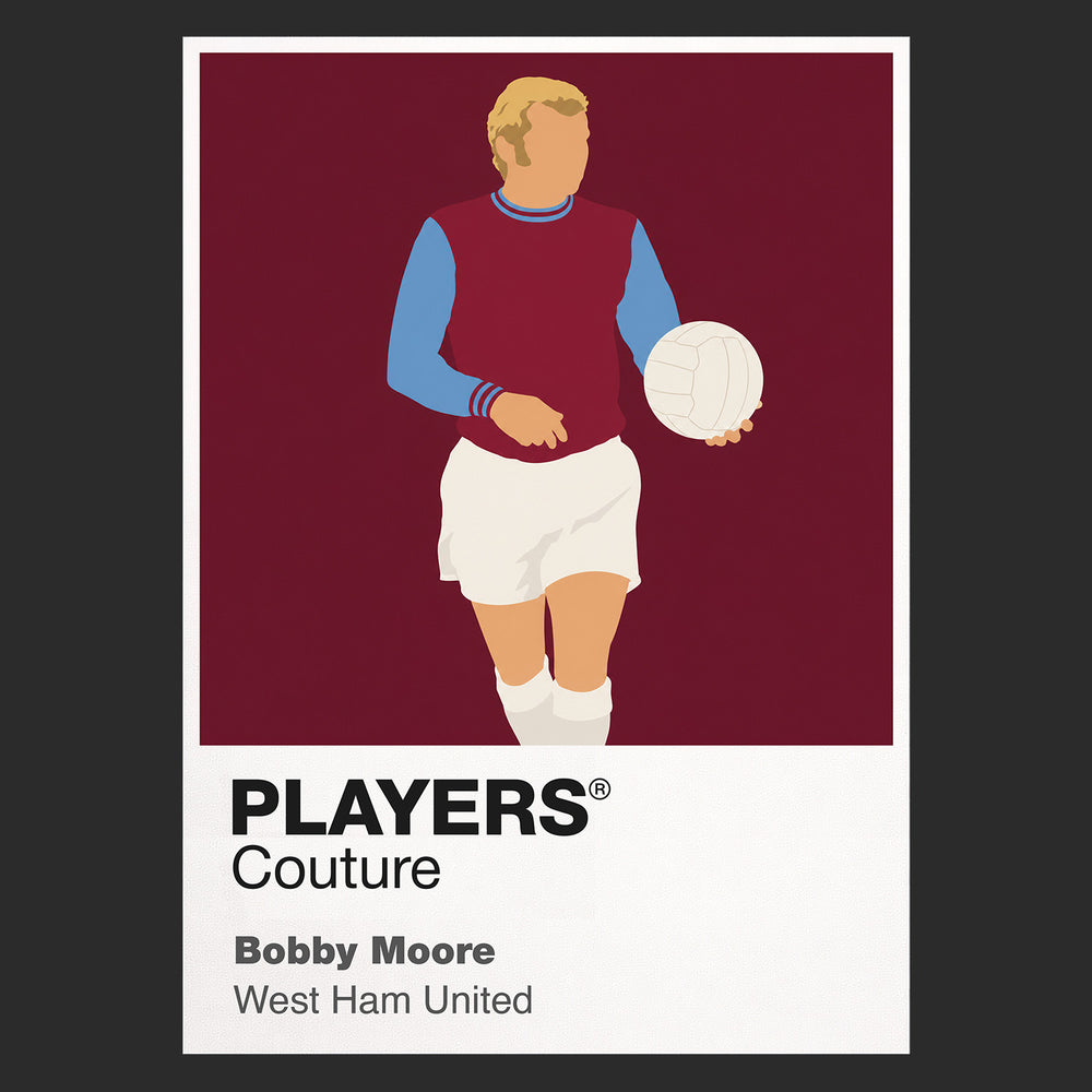 Bobby Moore West Ham 1 Icon Frame Men's T-Shirt