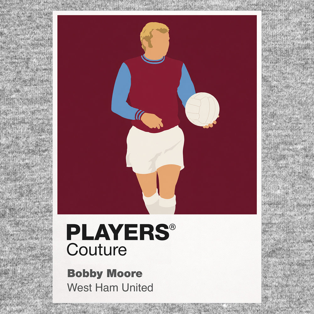 Bobby Moore West Ham 1 Icon Frame Men's T-Shirt