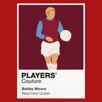 Bobby Moore West Ham 1 Icon Frame Men's T-Shirt