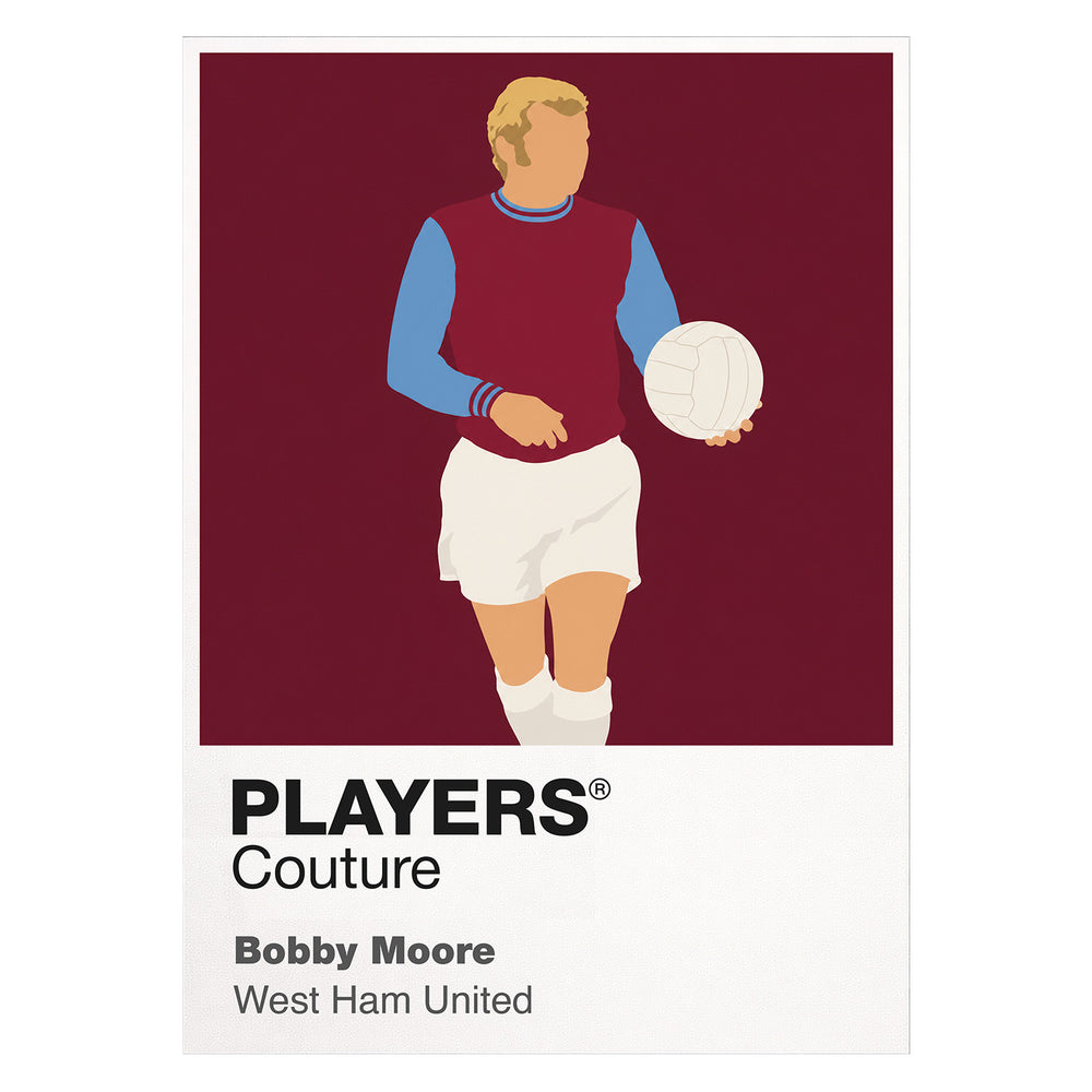 Bobby Moore West Ham 1 Icon Frame Men's T-Shirt