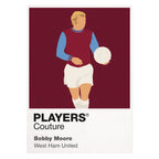 Bobby Moore West Ham 1 Icon Frame Men's T-Shirt