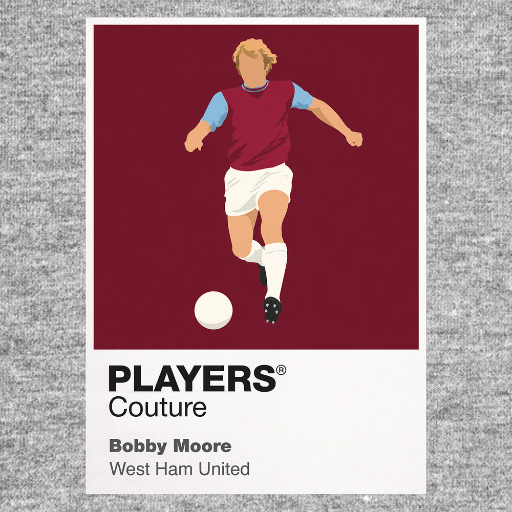 Bobby Moore West Ham 3 Icon Frame Men's T-Shirt