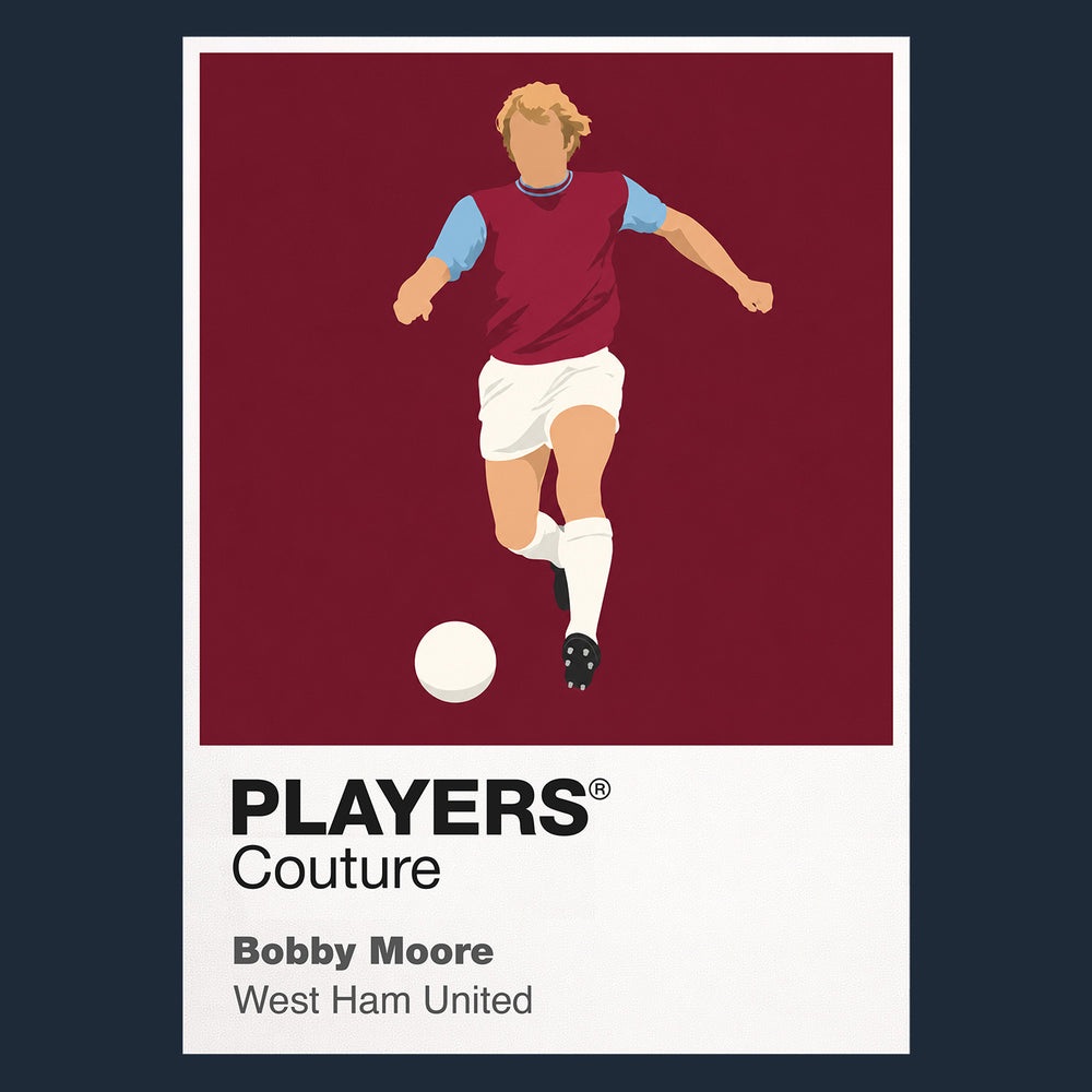 Bobby Moore West Ham 3 Icon Frame Men's T-Shirt