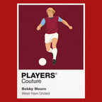Bobby Moore West Ham 3 Icon Frame Men's T-Shirt