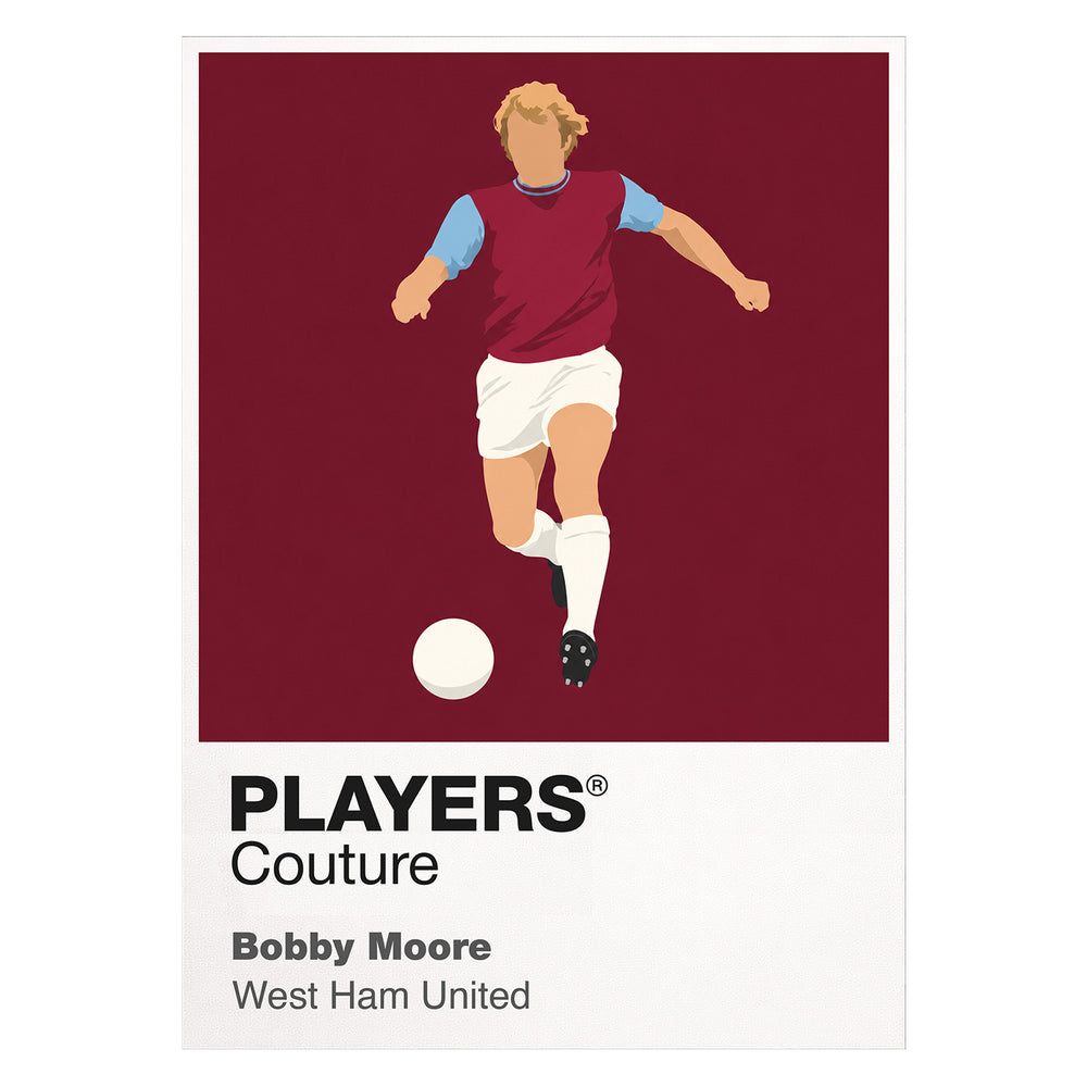 Bobby Moore West Ham 3 Icon Frame Men's T-Shirt