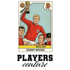 Bobby Moore World Cup Sticker Kids T-Shirt – bobby moore white Players Couture design