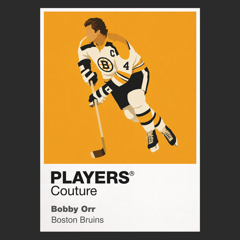 Bobby Orr Bruins Ice Hockey Icon Frame Men's Hoodie – image 9