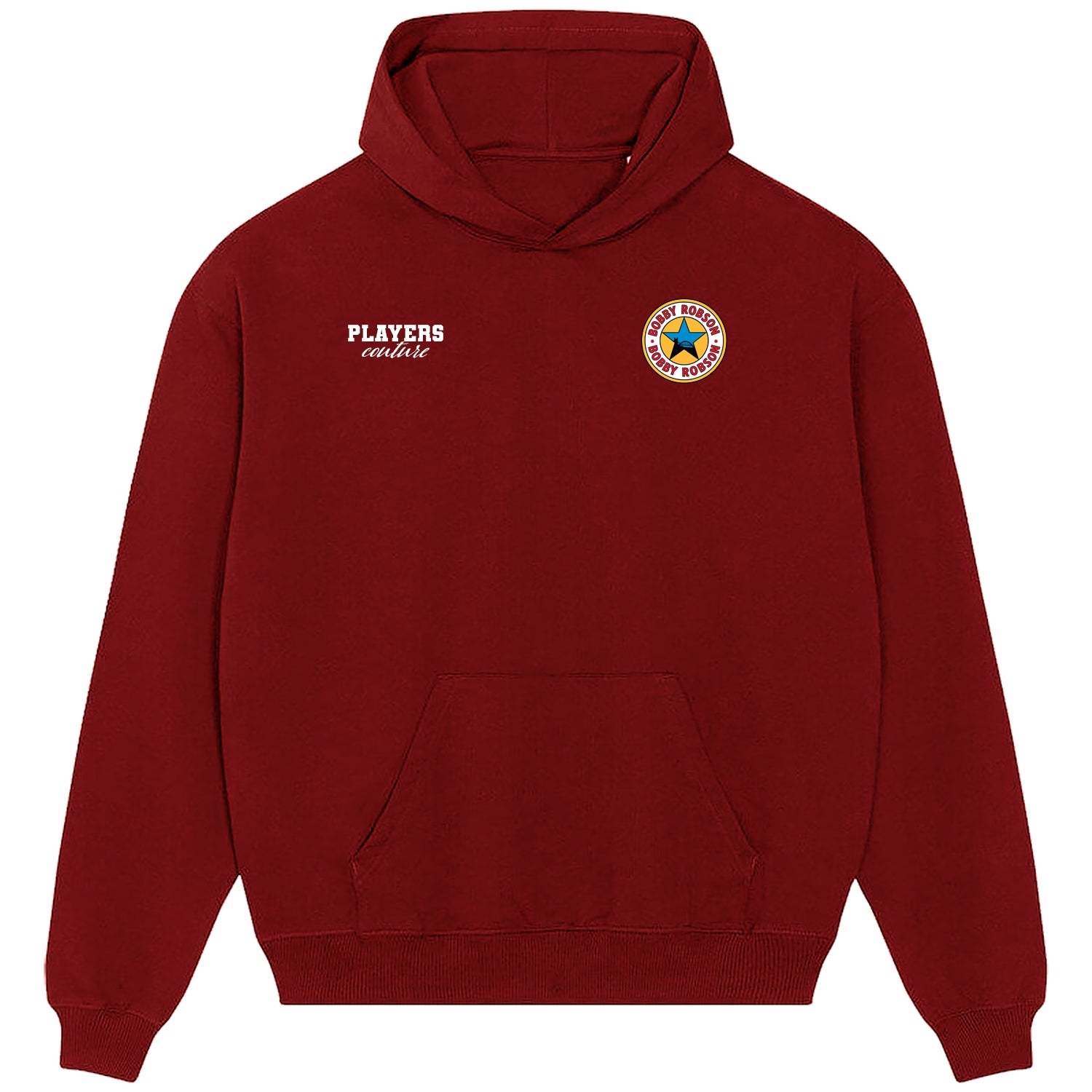 Bobby Robson Logo Players Couture Men's Casual Hoodie Red