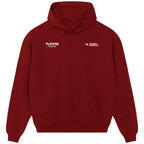 Bobby Zamora hoodie – red men's hoodie featuring the Bobby Zamora Players Couture logo