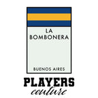 Boca Juniors t-shirt – white men's t-shirt with black Boca Juniors letters and Players Couture logo on the chest