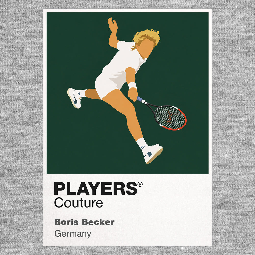 Boris Becker Tennis Icon Frame Men's T-Shirt