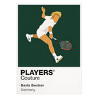 Boris Becker Tennis Icon Frame Men's Hoodie