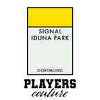 Borussia Dortmund t-shirt – white men's t-shirt with black Borussia Dortmund letters and Players Couture logo on the chest