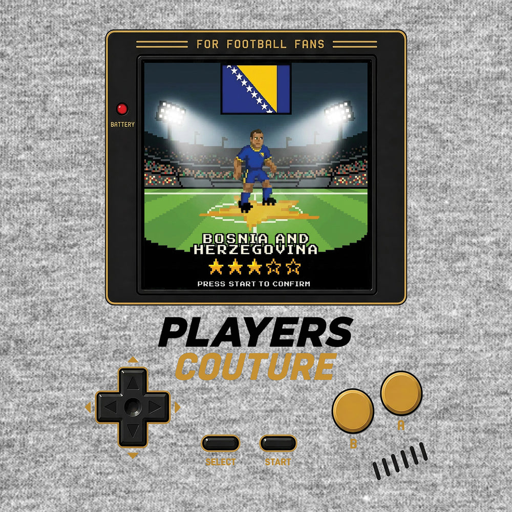 Bosnia and Herrvegovina Football World Cup 8-Bit Kids T-Shirt