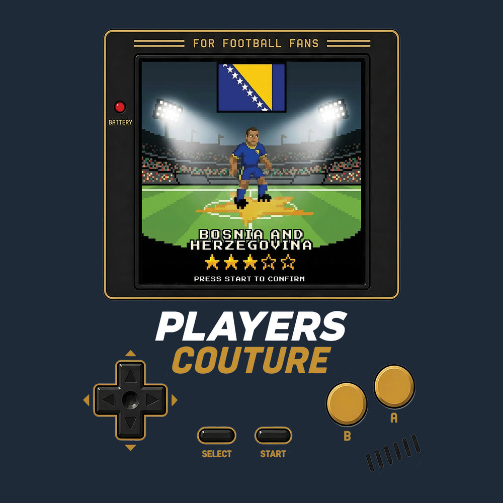 Bosnia and Herrvegovina Football World Cup 8-Bit Kids T-Shirt