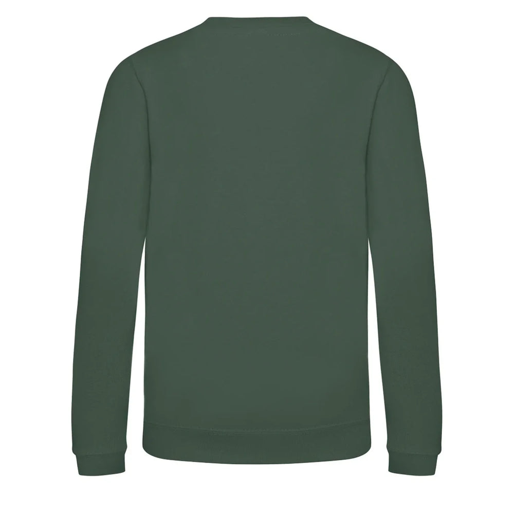 Essentials Collection hoodie – green kids' hoodie with white Essentials Collection letters and Players Couture logo on the