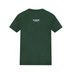 Essentials Collection t-shirt – green kids' t-shirt with white Essentials Collection letters and Players Couture logo on the